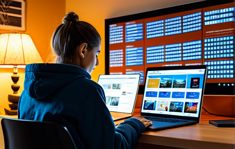Online Discount Hunter**

A person thoughtfully browsing a laptop surrounded by glowing screens displaying discount codes, sales offers, and shopping websites. They are wearing casual but presentable clothing. The background is a cozy home office setting with warm lighting.  perfect anatomy, correct proportions, natural pose, well-formed hands, proper finger count, natural body proportions, safe for work, appropriate content, fully clothed, professional, modest, family-friendly

**